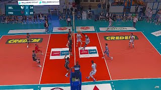 Volley A3 maschile: un superlativo Belluno porta la semifinale con Fano a gara 3