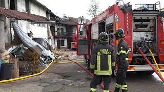 Incendio di un’abitazione a San Gregorio nelle Alpi