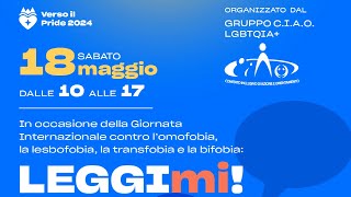 Nuova iniziativa del comitato Ciao di Belluno in occasione della Giornata contro l’omotransfobia