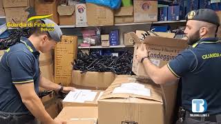 GdF di Belluno: sequestrati 12mila articoli non a norma in un negozio del capoluogo