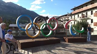 Olimpiadi di Cortina: i cinque cerchi a ricordare l’appuntamento del 2026