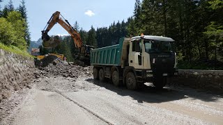 Dopo il nubifragio il Comelico riapre le strade