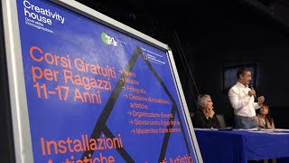 Presentato il progetto “Creativity House”: è un invito all’arte, ma anche al “protagonismo civico”